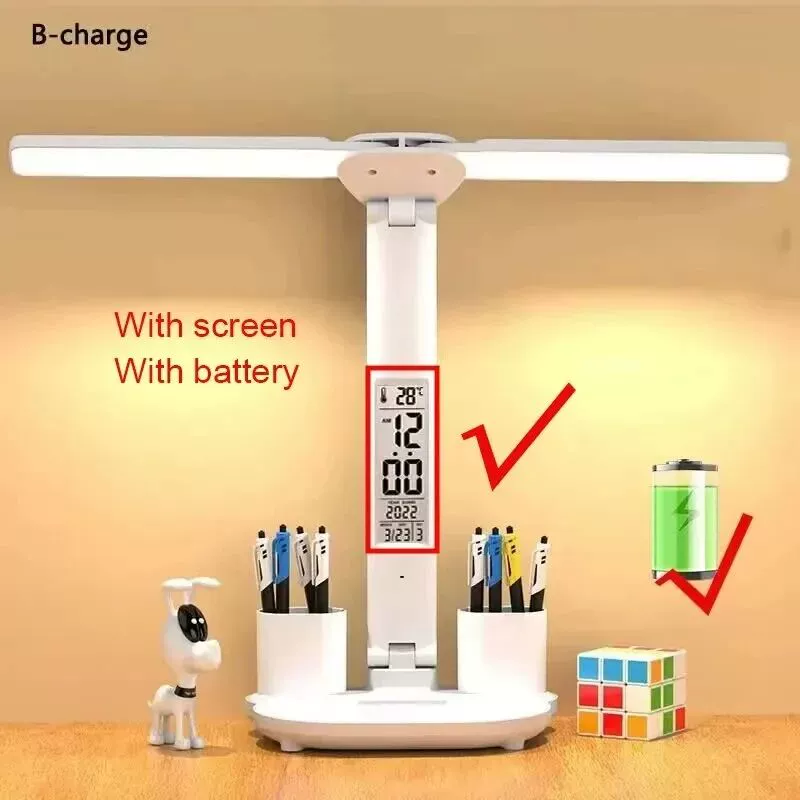 Smart LED Desk Lamp with Display 4